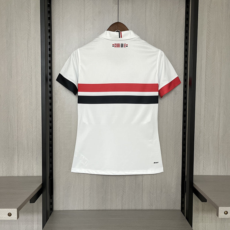 CAMISA SÃO PAULO - CASA/ HOME - FEMININO - 24/25