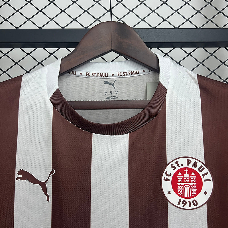 CAMISA ST. PAULI - CASA/ HOME - TORCEDOR - 25/ 26