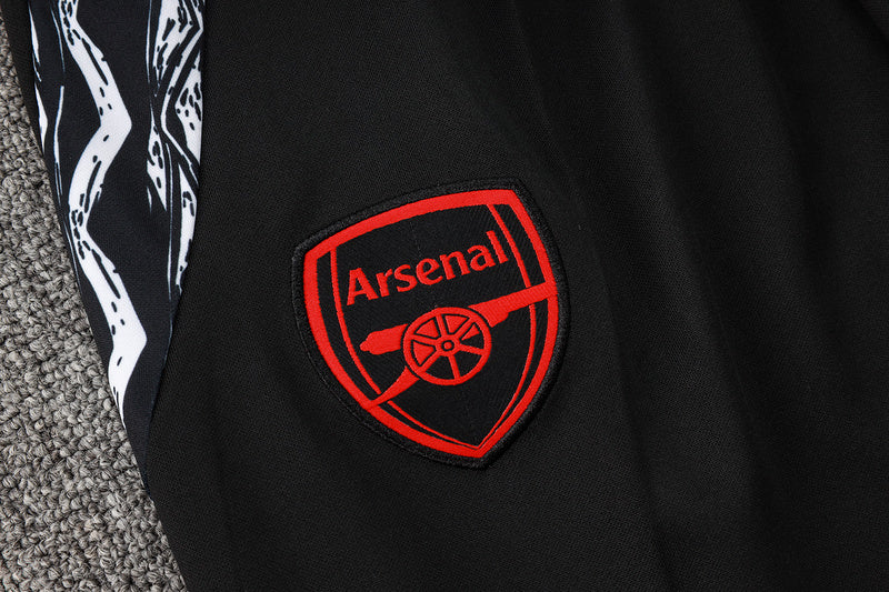 KIT PASSEIO - ARSENAL - PRETO, VERMELHO E VERDE - 24/25