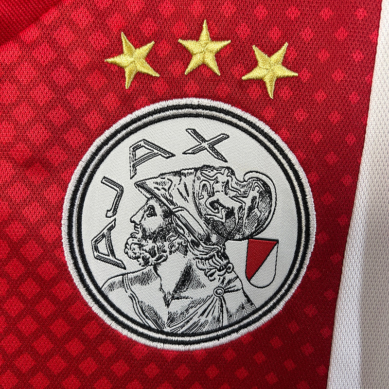 CAMISA AJAX - CASA/ HOME- TORCEDOR - 25/ 26