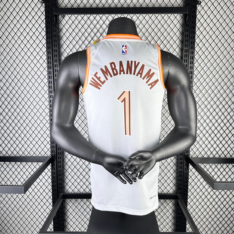 CAMISA SAN ANTONIO SPURS - CITY EDITION - BRANCA - 2024