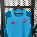 CAMISA FLAMENGO - AZUL BEBÊ TREINO - REGATA - TORCEDOR - 25/26