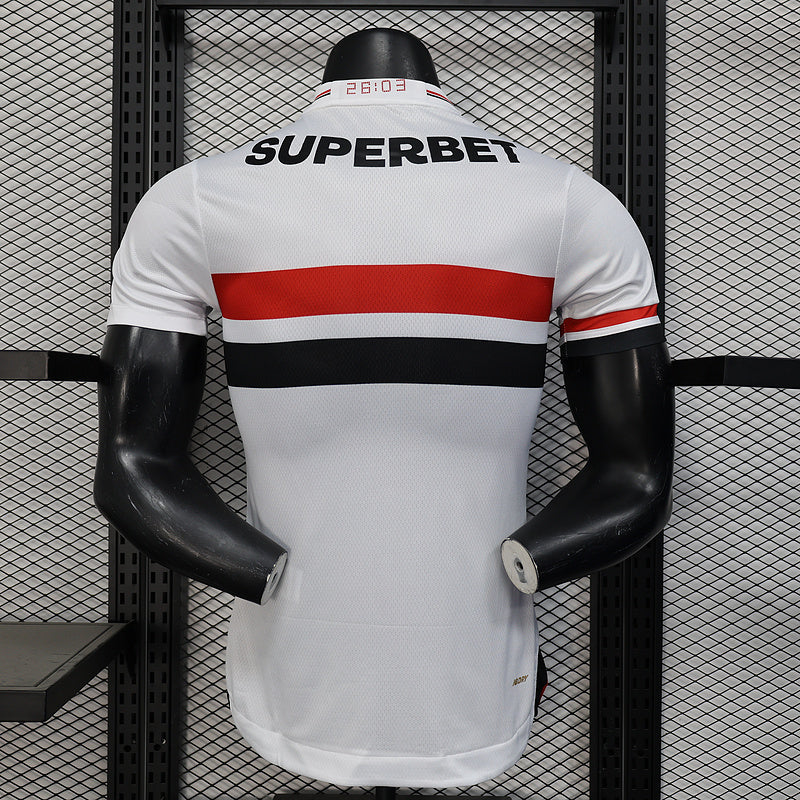 CAMISA SÃO PAULO - CASA/ HOME - JOGADOR - 25/ 26