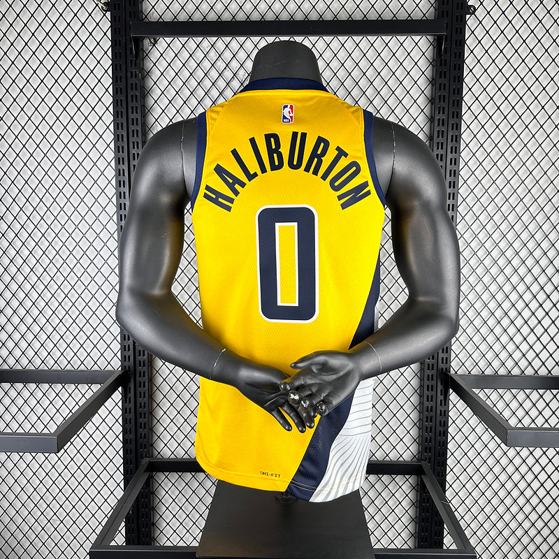 CAMISA INDIANA PACERS - STATEMENT EDITION - AMARELA - 2024