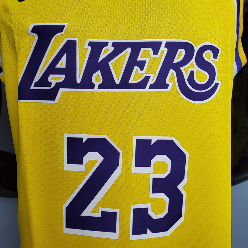 CAMISA LOS ANGELES LAKERS - AMARELA E ROXA -
