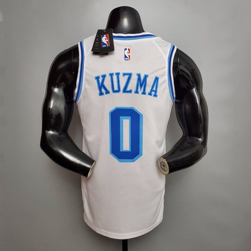 CAMISA LOS ANGELES LAKERS - BRANCA - CRENSHAW -