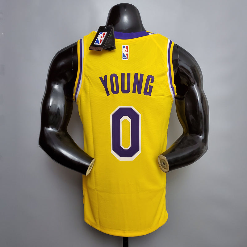 CAMISA LOS ANGELES LAKERS - AMARELA E ROXA -
