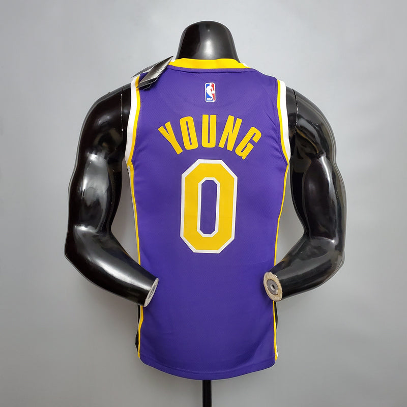 CAMISA LOS ANGELES LAKERS - ROXA E AMARELA -
