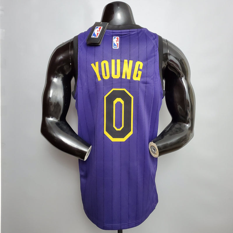 CAMISA LOS ANGELES LAKERS - ROXA 2018 -