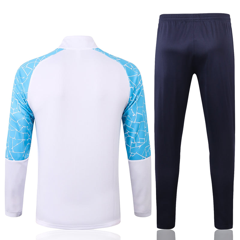 KIT PASSEIO - MANCHESTER CITY - AZUL BEBÊ, BRANCO E PRETO