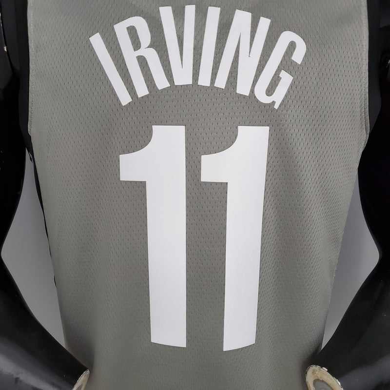 CAMISA BROOKLYN NETS - SWINGMAN EDITION - CINZA -