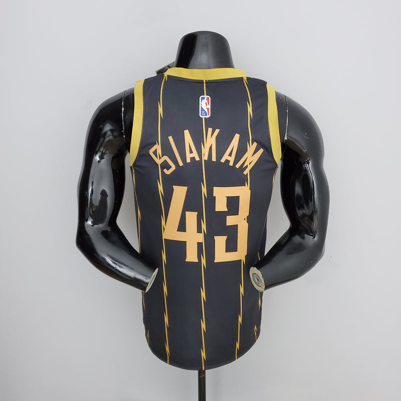 CAMISA TORONTO RAPTORS - PRETA COM NIKE BRILHANTE - CITY EDITION 75TH ANNIVERSARY - 2022