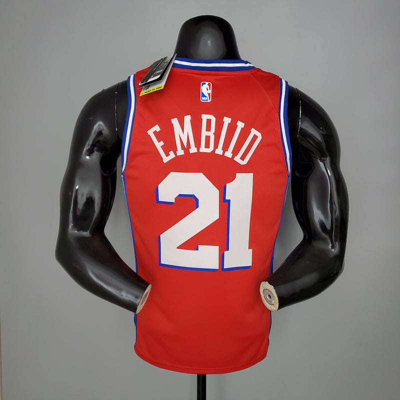 CAMISA PHILADELPHIA 76ERS - VERMELHA - 21/22