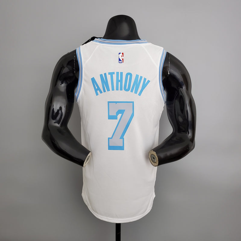 CAMISA LOS ANGELES LAKERS - BRANCA E AZUL CLARO 2021 -