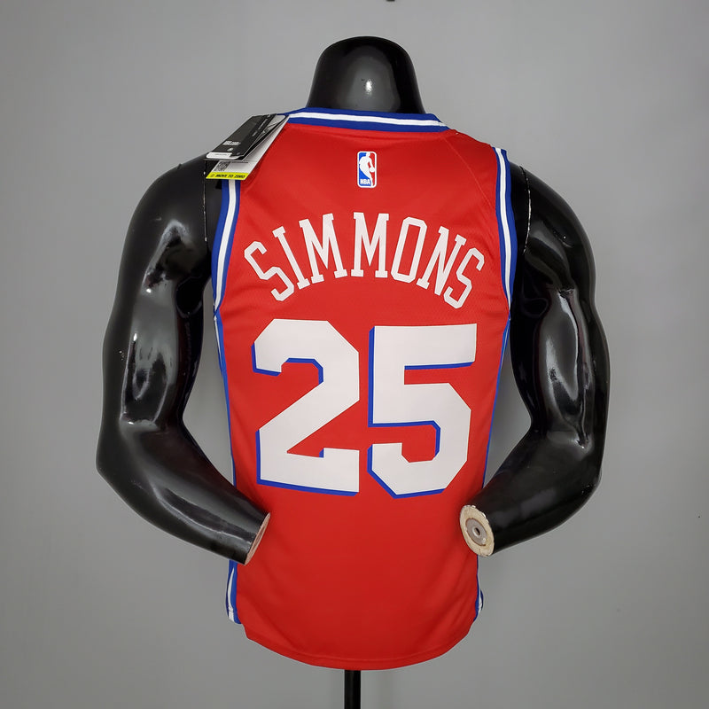 CAMISA PHILADELPHIA 76ERS - VERMELHA - 21/22