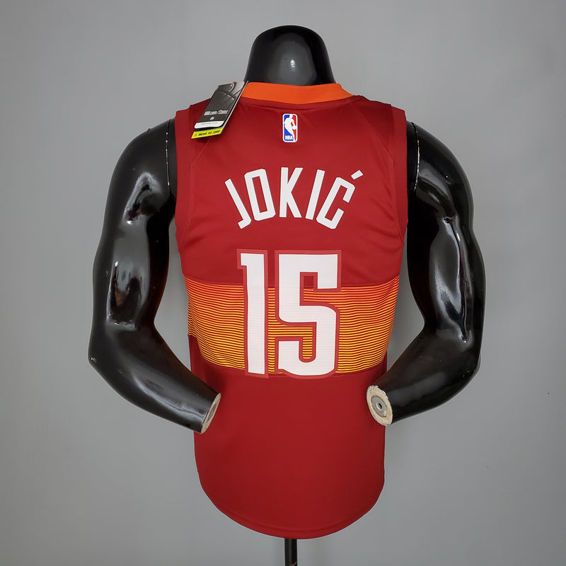 CAMISA DENVER NUGGETS - CITY EDITION VERMELHA 2021