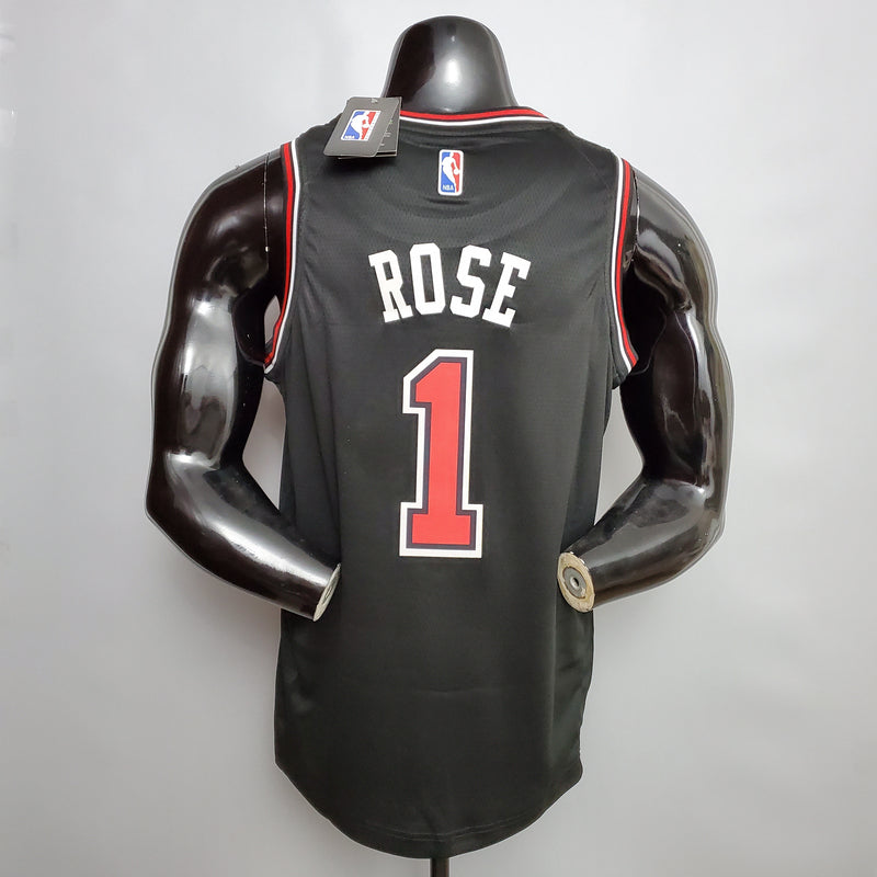 CAMISA CHICAGO BULLS - PRETA COM VERMELHO -