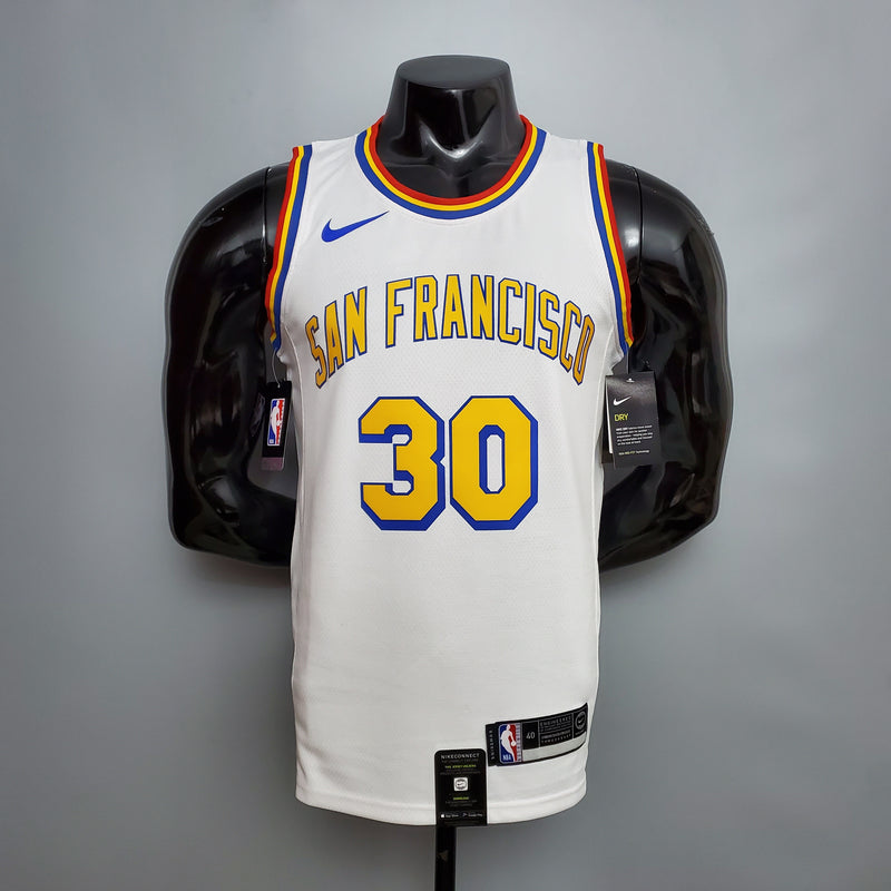 CAMISA GOLDEN STATE WARRIORS - BRANCA - 'SAN FRANCISCO' - #30 CURRY