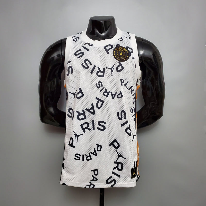 CAMISA PSG NBA - BRANCA E DOURADA - #23 JORDAN