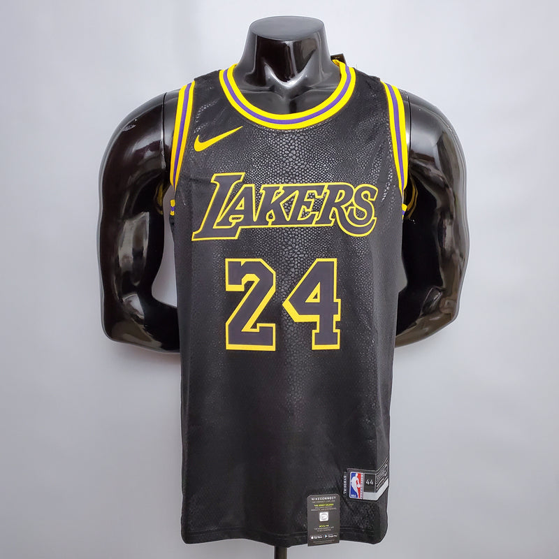 CAMISA LOS ANGELES LAKERS - BLACK MAMBA - STANDARD - #24 BRYANT