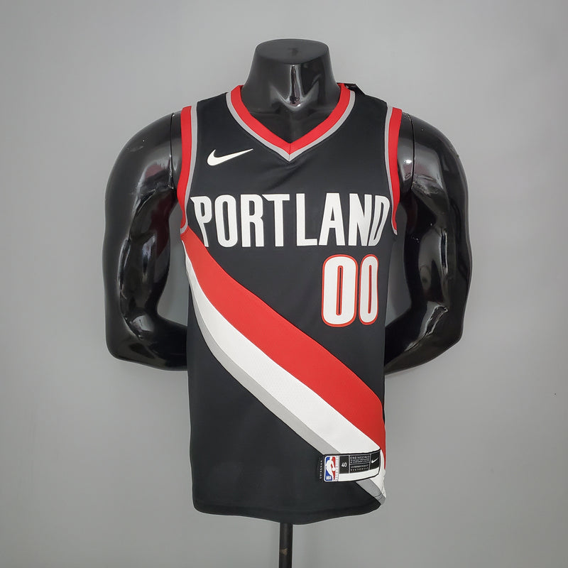 CAMISA PORTLAND TRAIL BLAZERS - PRETO  2021 - #00 ANTHONY