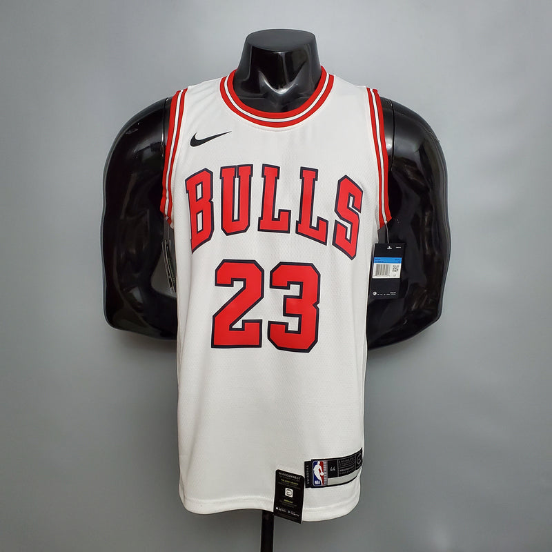 CAMISA CHICAGO BULLS - BRANCA CLÁSSICA - #23 JORDAN