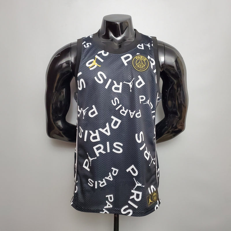 CAMISA PSG NBA - PRETA E DOURADA - #23 JORDAN