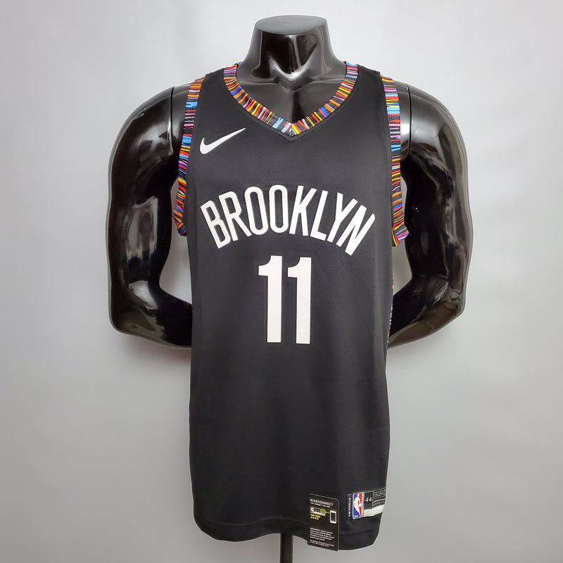 CAMISA BROOKLYN NETS - PRETA COM COLORIDO - #11 IRVING