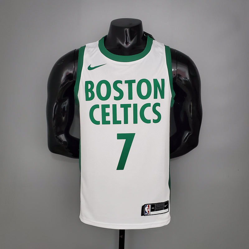 CAMISA BOSTON CELTICS - BRANCA SWINGMAN EDITION - #7 BROWN