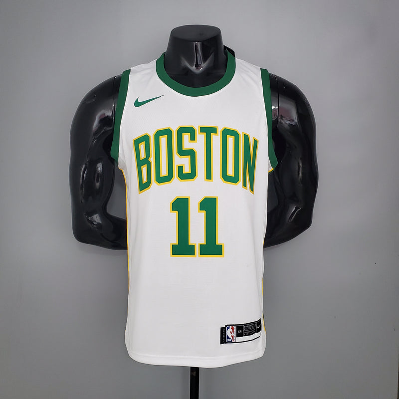 CAMISA BOSTON CELTICS - BRANCA PLATINUM "LIMITADA" - #11 IRVING