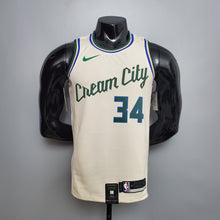 Carregar imagem no visualizador da galeria, CAMISA MILWAUKEE BUCKS - CREAM CITY EDITION - #34 ANTETOKOUNMPO
