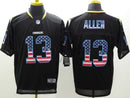 CAMISA LOS ANGELES CHARGERS - EDIÇÃO PRETO (USA) -