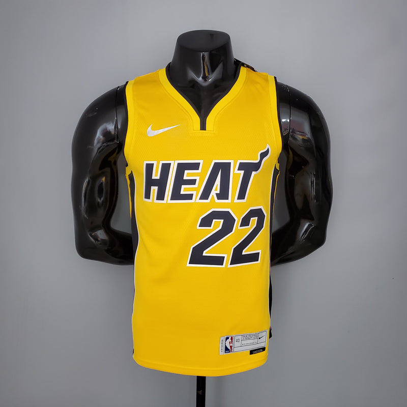 CAMISA MIAMI HEAT - BÔNUS EDIÇÃO  - AMARELO - #22 BUTLER