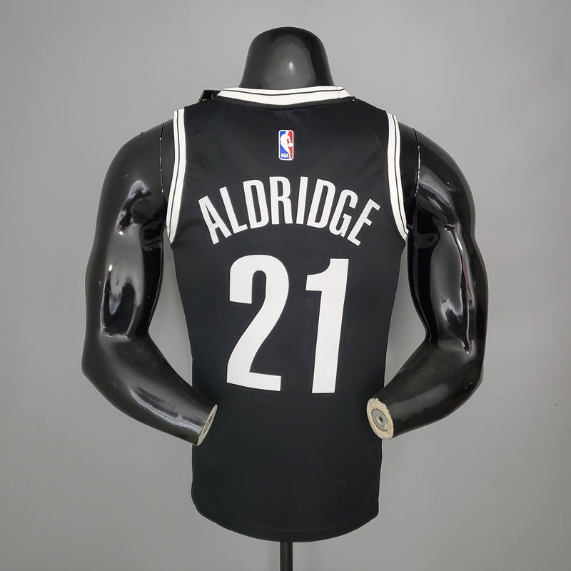 CAMISA BROOKLYN NETS - PRETA 2021 -
