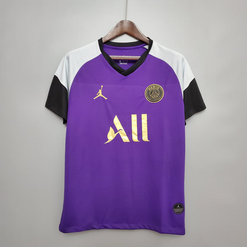 CAMISA PARIS SAINT GERMAIN (PSG) - TREINO/TRAINING - ROXA - TORCEDOR - 20/21