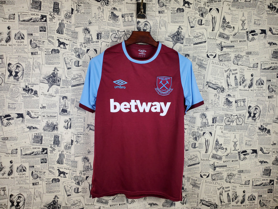 CAMISA WEST HAM - CASA/ HOME - TORCEDOR - 20/21