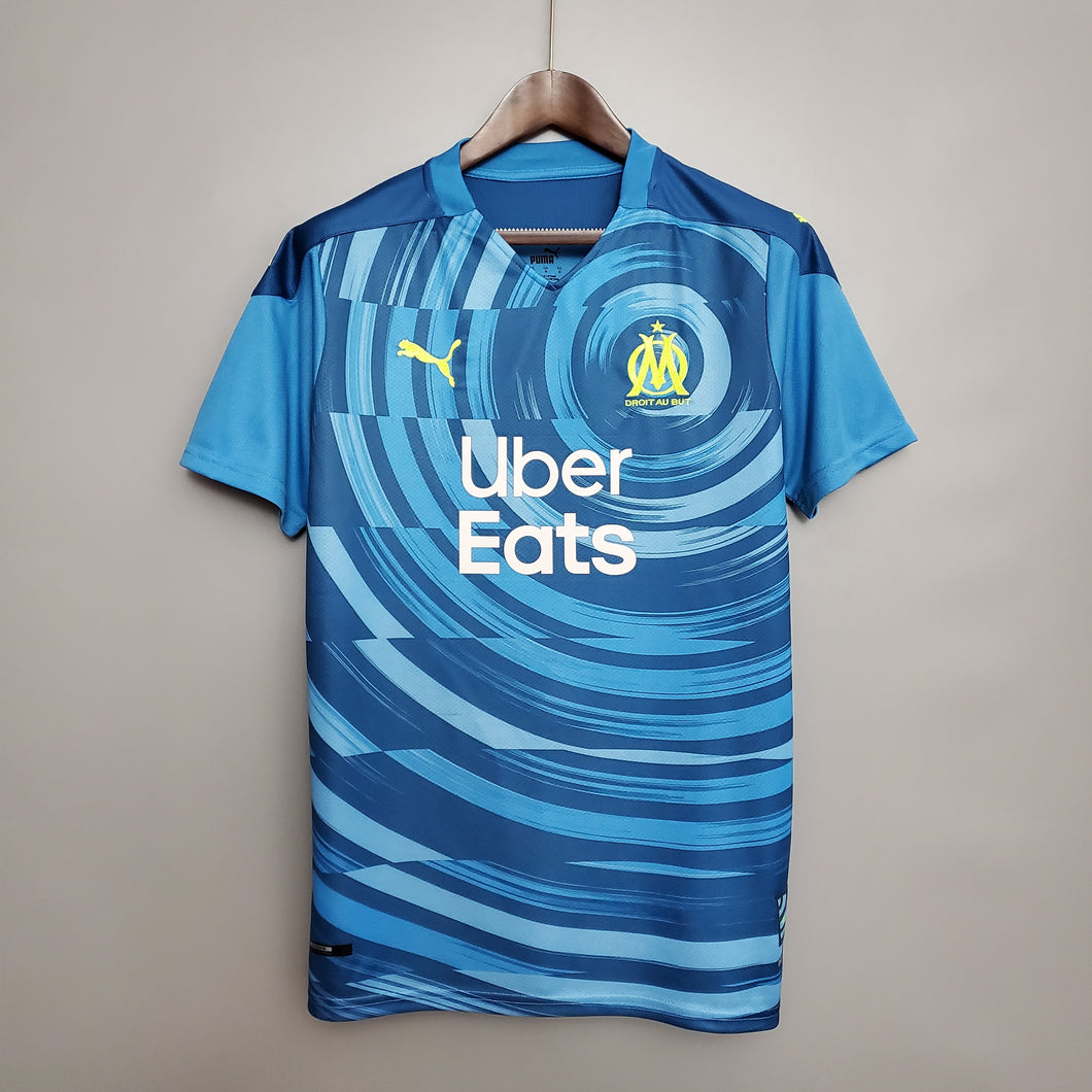 CAMISA OLYMPIQUE MARSEILLE - TERCEIRO/ THIRD - TORCEDOR - 20/21