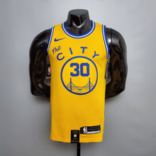 Carregar imagem no visualizador da galeria, CAMISA GOLDEN STATE WARRIORS - AMARELA - THE CITY - #30 CURRY
