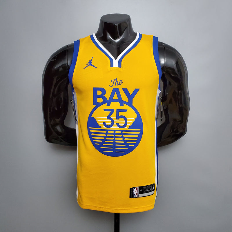 CAMISA GOLDEN STATE WARRIORS - AMARELA- THE BAY - #35 DURANT