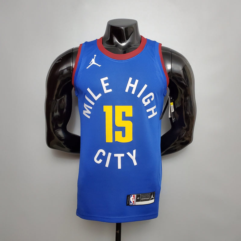 CAMISA DENVER NUGGETS - AZUL - #15 JOKIC