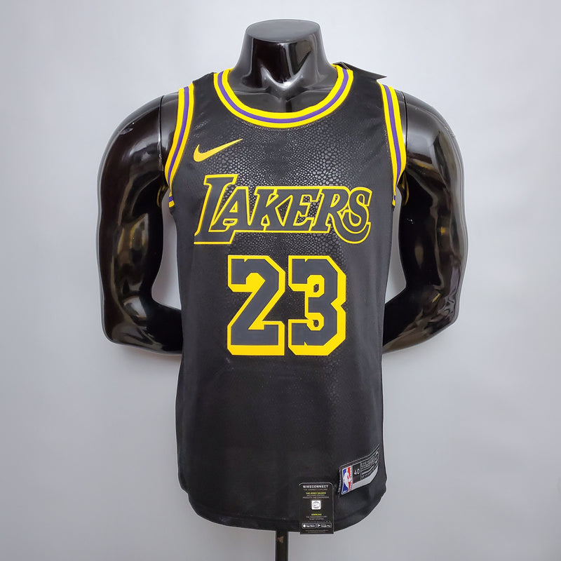 CAMISA LOS ANGELES LAKERS - BLACK MAMBA - NBA FINALS - #23 LEBRON JAMES