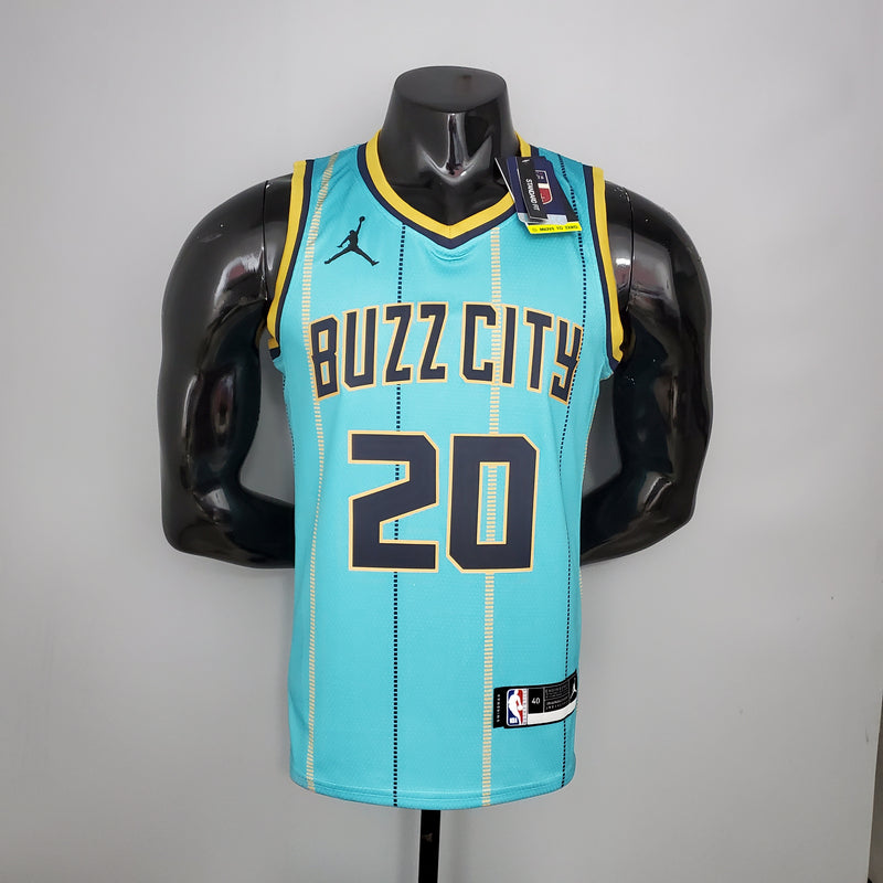 CAMISA CHARLOTTE HORNETS - VERDE ÁGUA - #20 HAYWARD