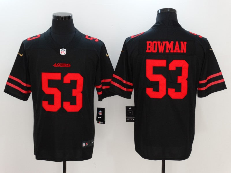 CAMISA SAN FRANCISO 49ERS - EDIÇÃO ESPECIAL PRETO - #53 BOWMAN