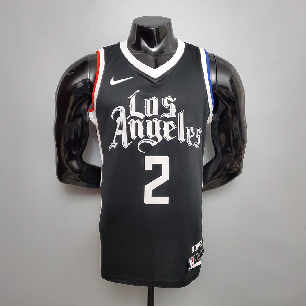 CAMISA LOS ANGELES CLIPPERS - PRETA 2021 - #2 LEONARD