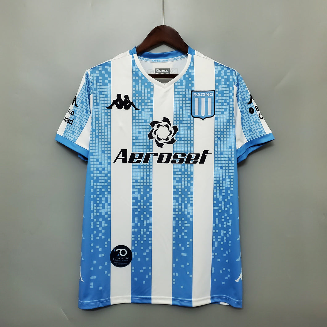 CAMISA RACING - ARGENTINA - CASA/ HOME - TORCEDOR - 20/21