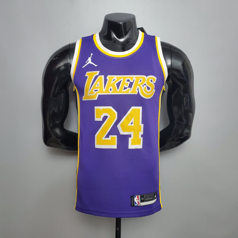 CAMISA LOS ANGELES LAKERS - ROXA E AMARELA - #24 BRYANT