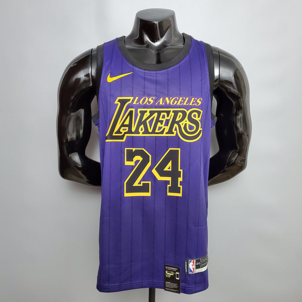 CAMISA LOS ANGELES LAKERS - ROXA 2018 - #24 BRYANT