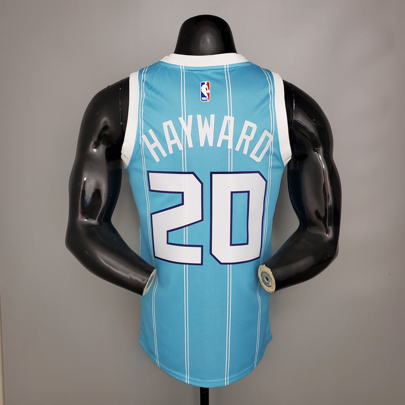 CAMISA CHARLOTTE HORNETS - AZUL BEBÊ -