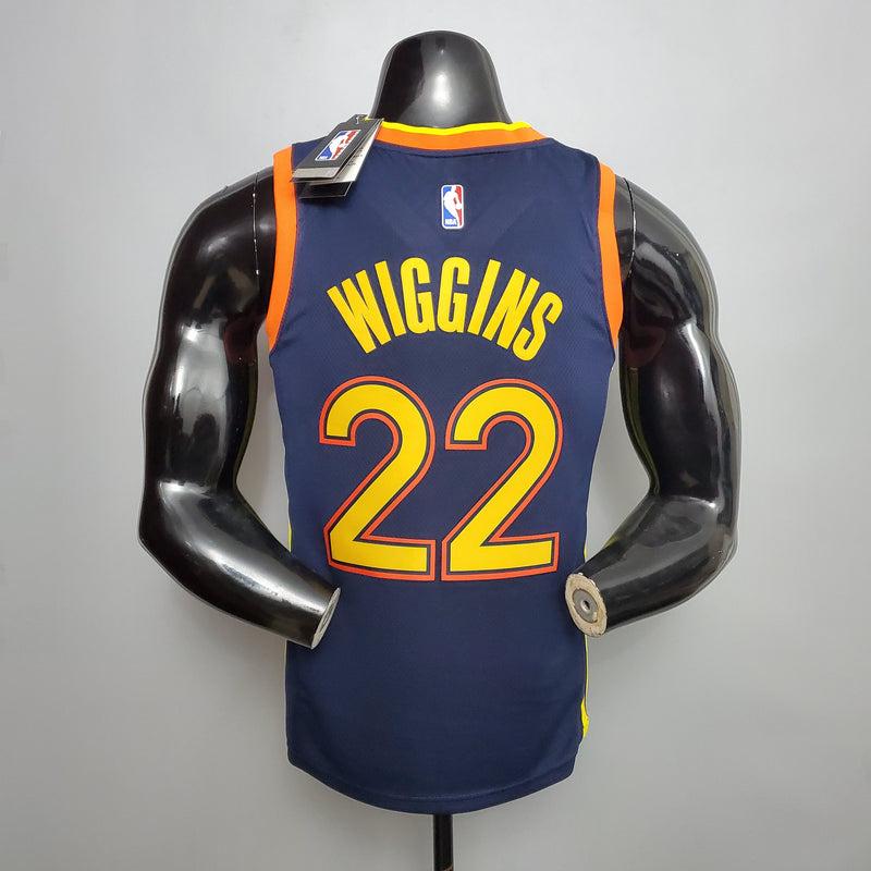 CAMISA GOLDEN STATE WARRIORS - AZUL/ LARANJA/ AMARELA - 2021 -