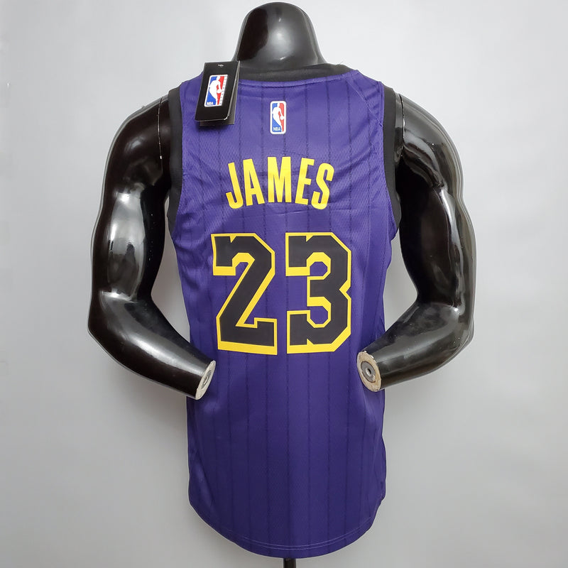 CAMISA LOS ANGELES LAKERS - ROXA 2018 -